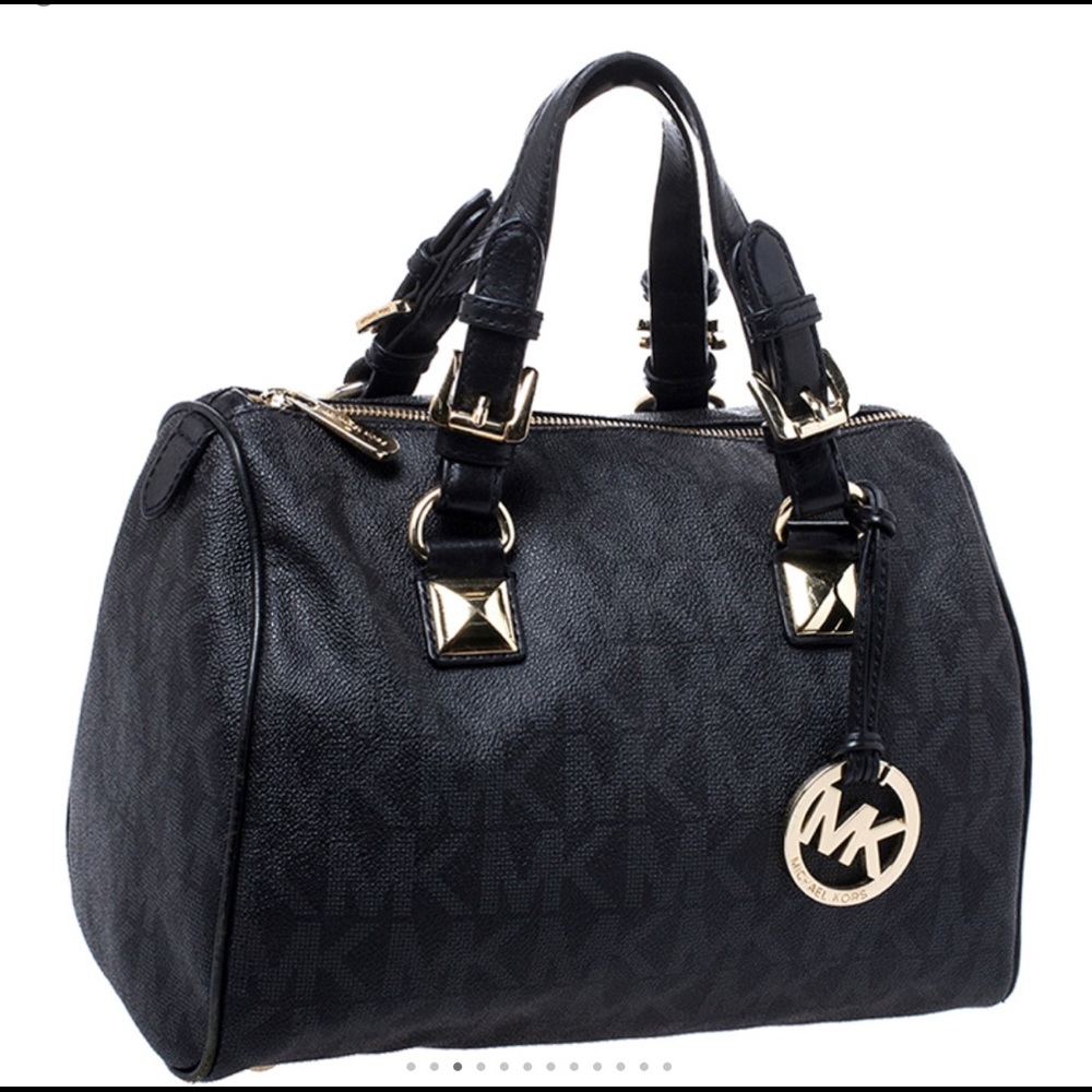 All Black Michael Kors Grayson bag